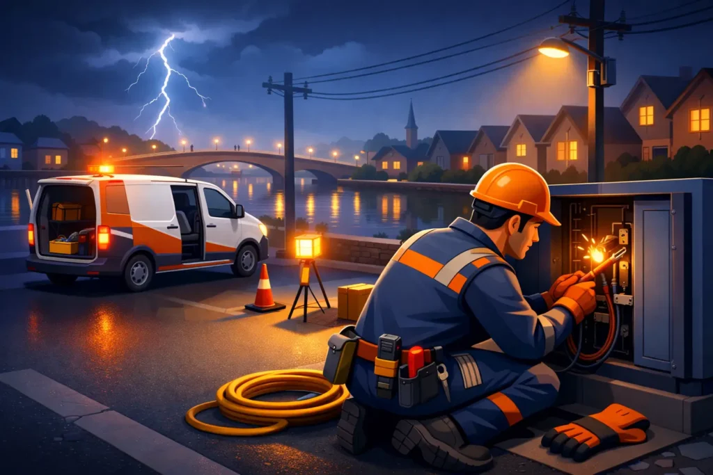 Emergency Electrician in Bridgwater