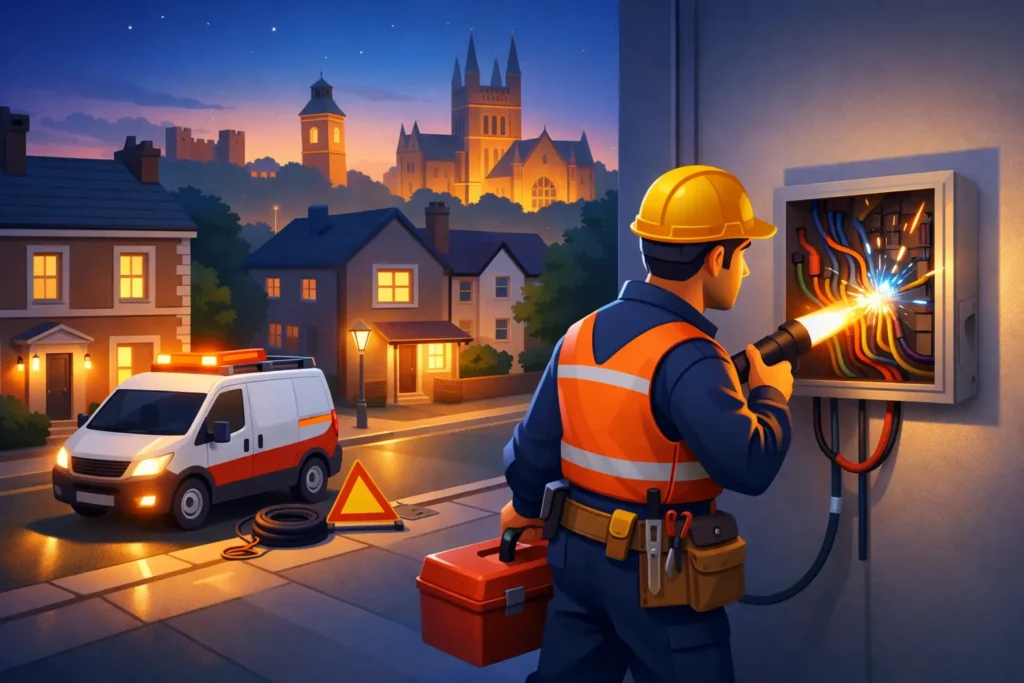 Emergency Electrician in Exeter: What to Do