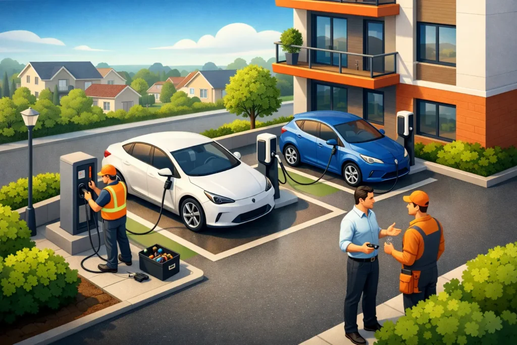 EV Charger Installation for Landlords Made Simple