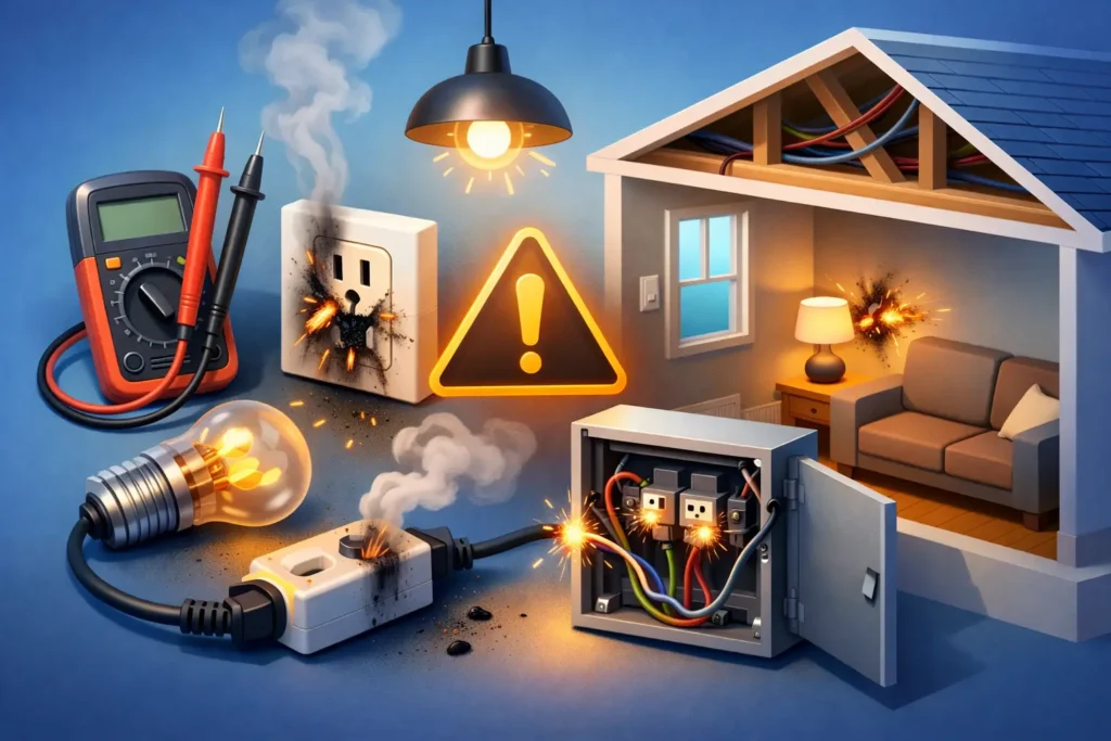 How to Spot Electrical Faults at Home