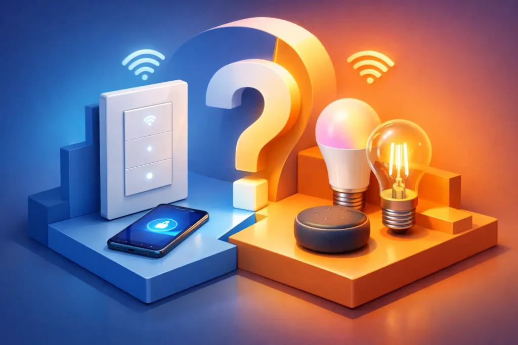 Smart Switches vs Smart Bulbs: Which Is Best?