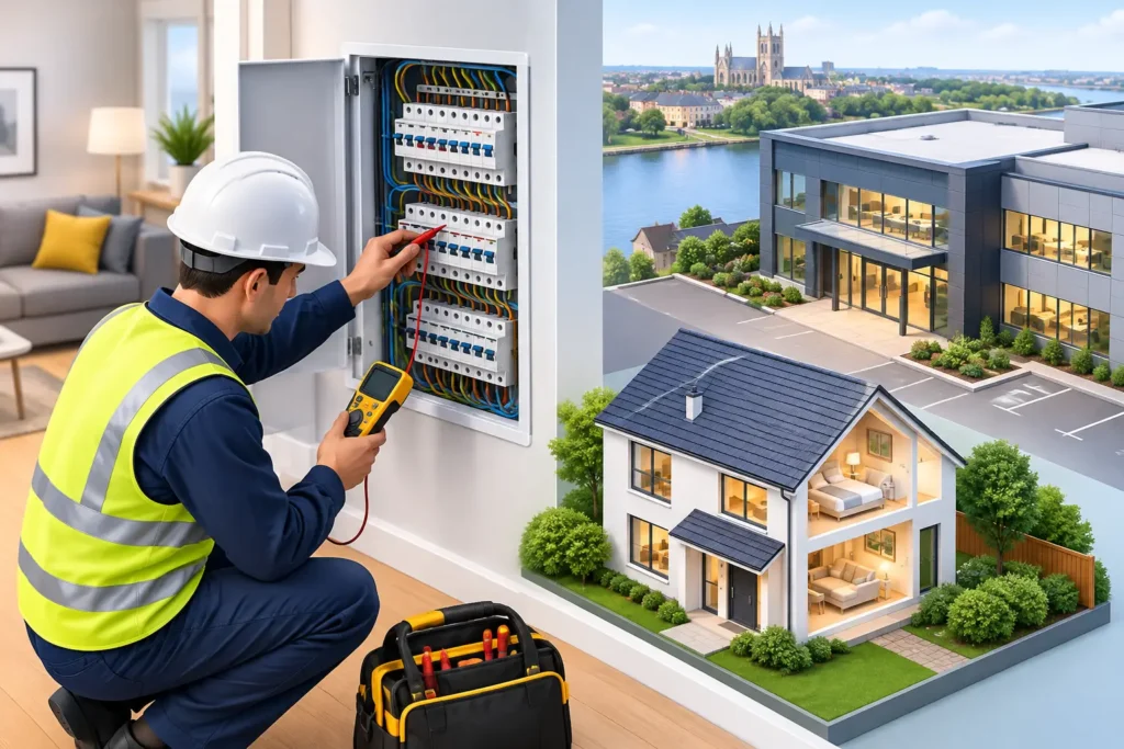 EICR Testing Bath for Homes and Businesses